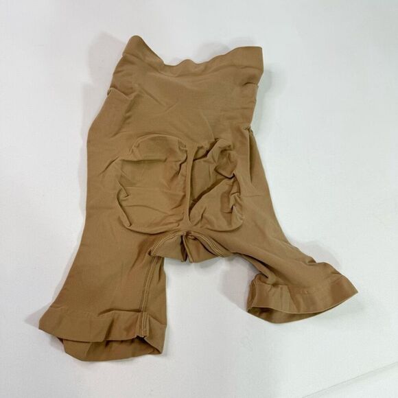 Skims Short Womens Large Tan Seamless Sculpt Mid Thigh Shorts Bottom Shapewear - Picture 2 of 5
